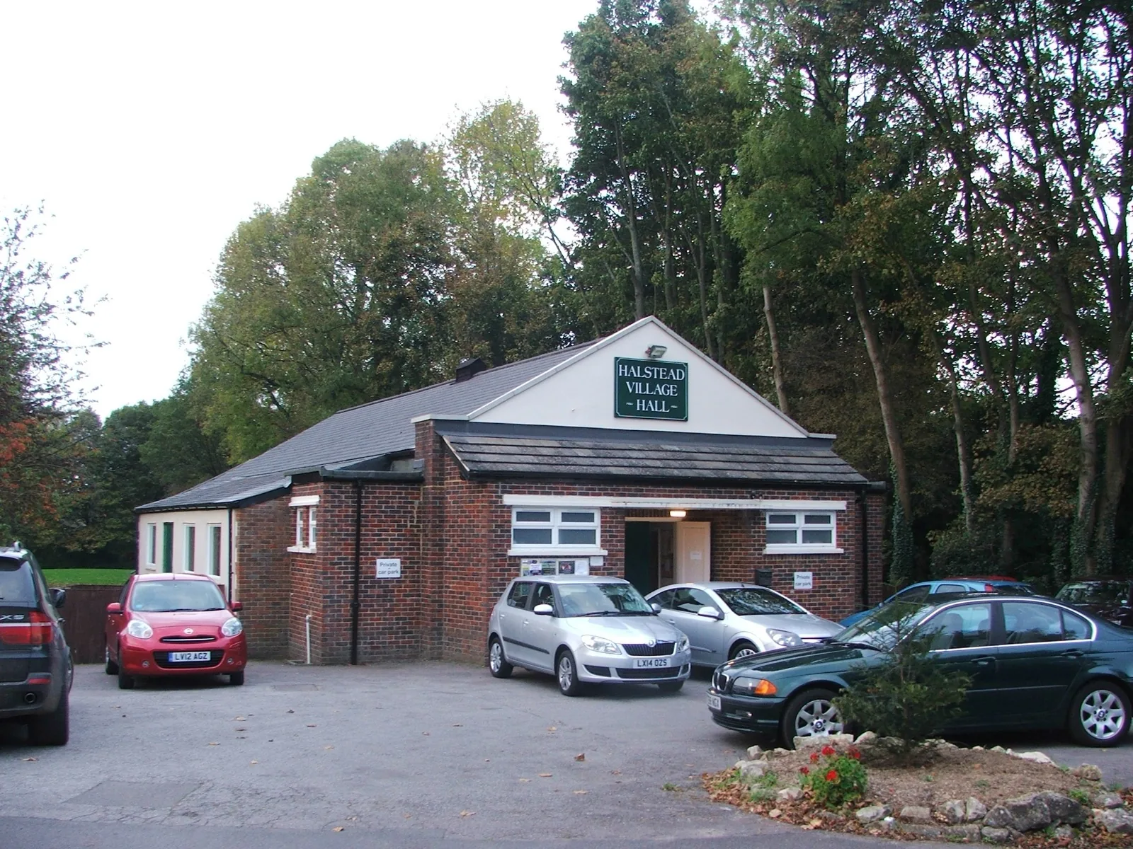 Halstead village hall. The nursery runs from the Halstead Community Primary School site in the village.